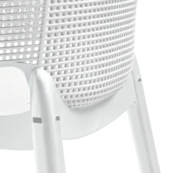 Set 6 Sedie da Esterno Keter Bianco Impilabili Resistenti UV Moderne