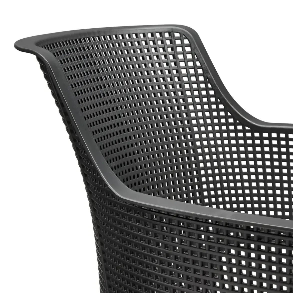 Set 6 Sedie da Esterno Keter Grafite Impilabili Resistenti UV Moderne