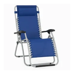Set 2 Sedie Sdraio Multiposizione colore Blu