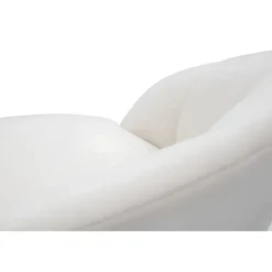 Sgabello da Bar Seduta in Velluto Crema con Gambe in Legno Nero Oro