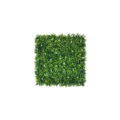 Siepe Artificiale finta da Parete 50x50 Bosso Fiorito
