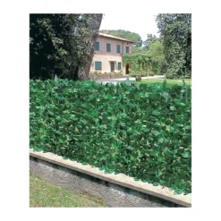 Siepe Finta 1x20 Rotolo Arella Sempreverde Artificiale Lauro Recinzione Giardino