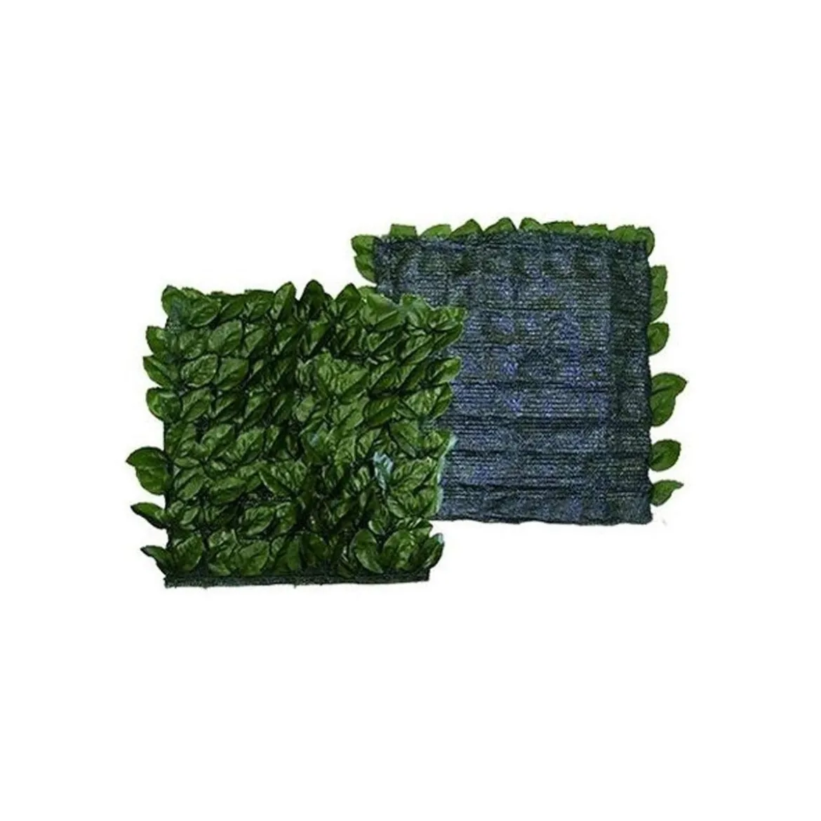 Siepe Sempreverde 1x20 Artificiale Lauro con Rete Ombreggiante Giardino Balcone