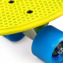 Skateboard 57x15 Giallo con Cuscinetti ABEC7 in Polipropilene