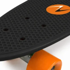 Skateboard 57x15 Nero con Cuscinetti ABEC7 in Polipropilene