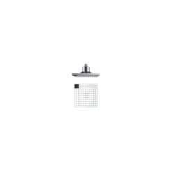 Soffione a Led Quadrato per doccia 22x22 cm Sensore infrarossi