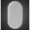 Specchio con Illuminazione a Led 63x110 cm per Bagno Ovale Reversibile