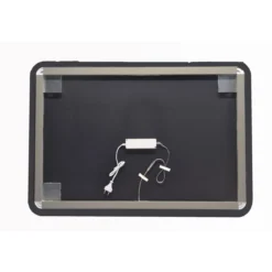 Specchio da Bagno Moderno 100x70 Rettangolare con Illuminazione Perimetrale