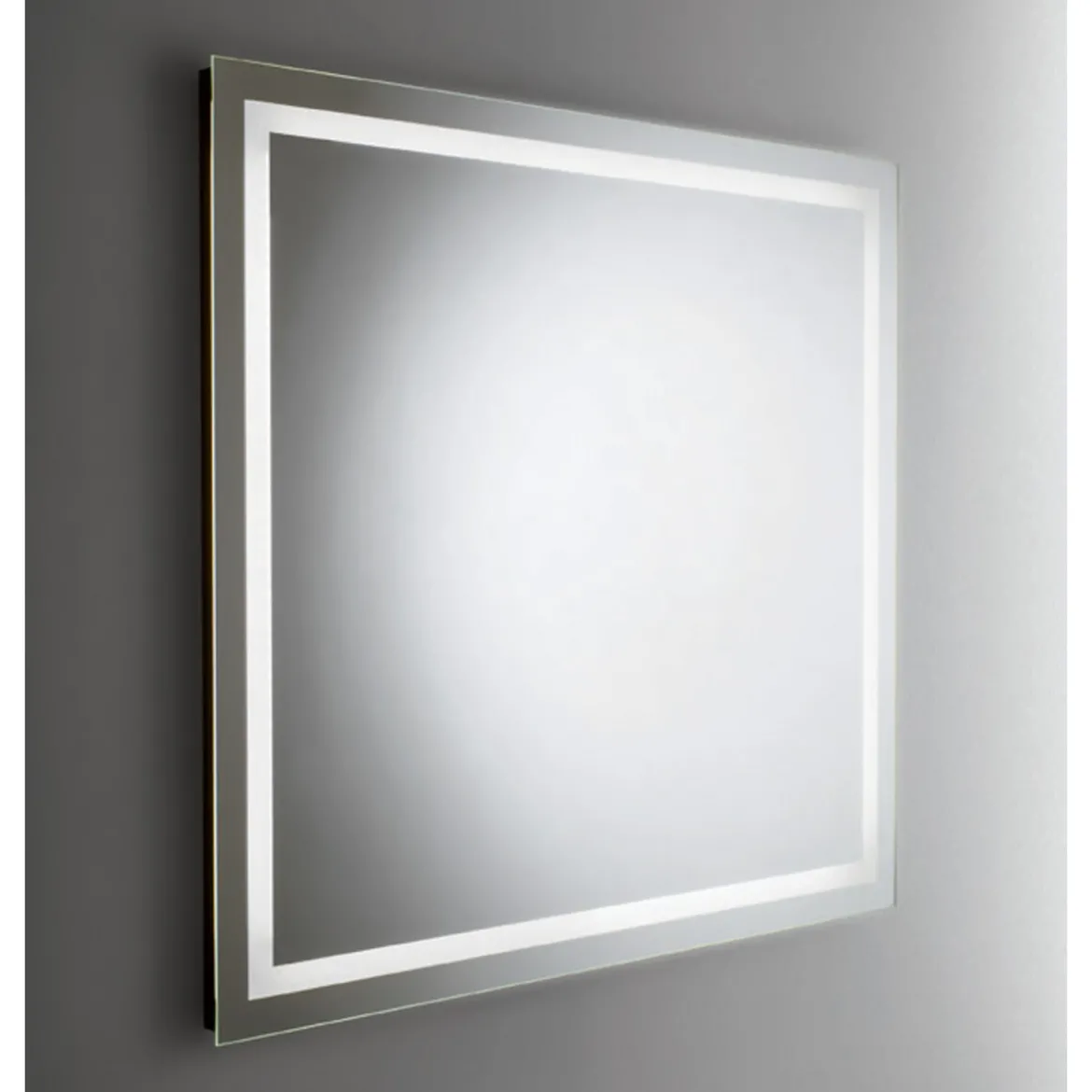 Specchio da Bagno Reversibile con Retroilluminazione Rettangolare 110x80