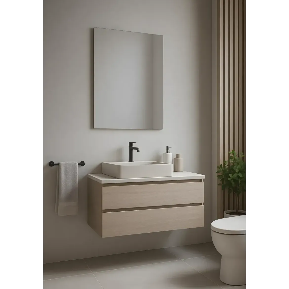 Specchio da Bagno 45x60 cm a Filo Lucido Reversibile