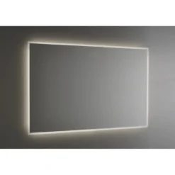 Specchio Retroilluminato Rettangolare 110x80 a Led da Parete da Bagno