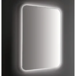 Specchio Rettangolare per Bagno Illuminato a Led 60x80 Reversibile