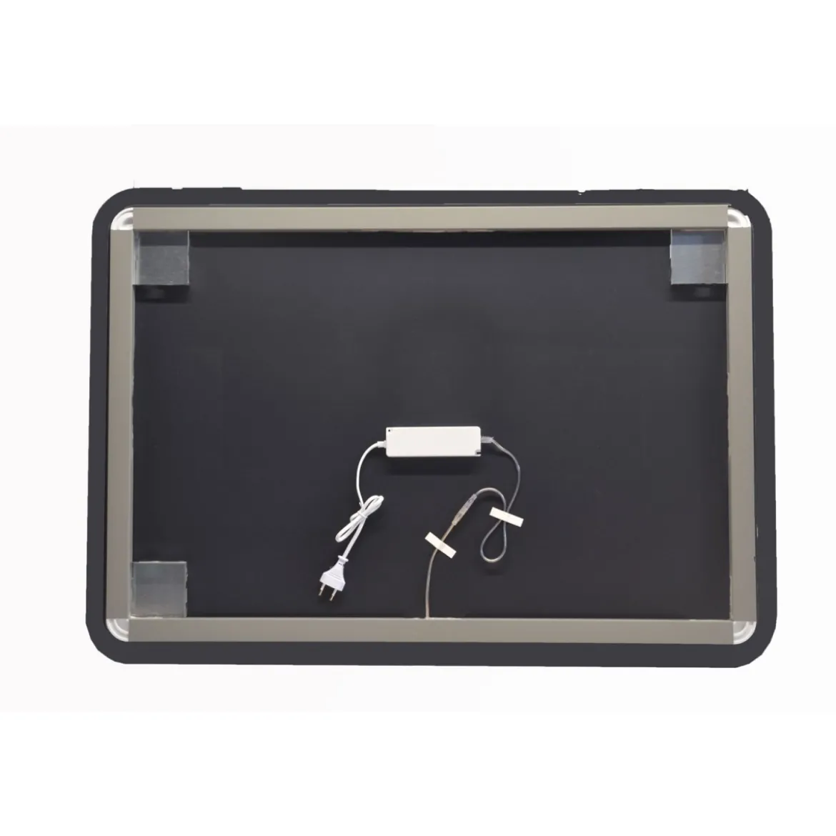 Specchio Rettangolare 90x110 con Illuminazione Perimetrale da Bagno Moderno