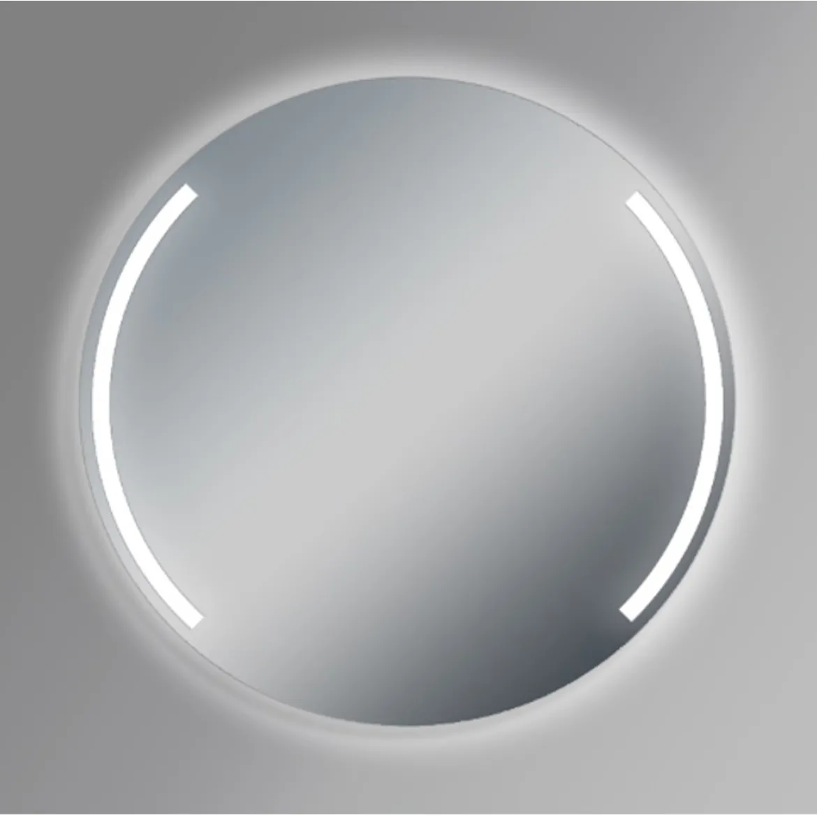 Specchio Rotondo da Bagno 90 cm con Illuminazione Perimetrale a Led