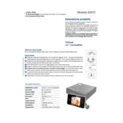 Spioncino Digitale Oro Porta Blindata Vitel Display Lcd Telecamera Elettronico