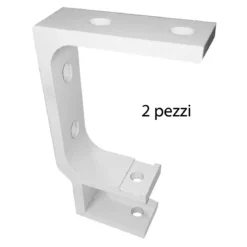 2 Staffe per Tenda da Sole a Soffitto Parete Balcone Terrazzo Giardino Esterno