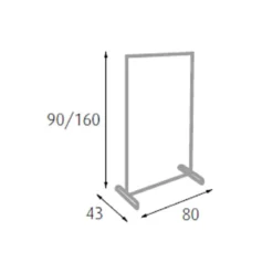 Stender Appendiabiti Porta Abiti con Ruote Economico Carrello Stand Attaccapanni