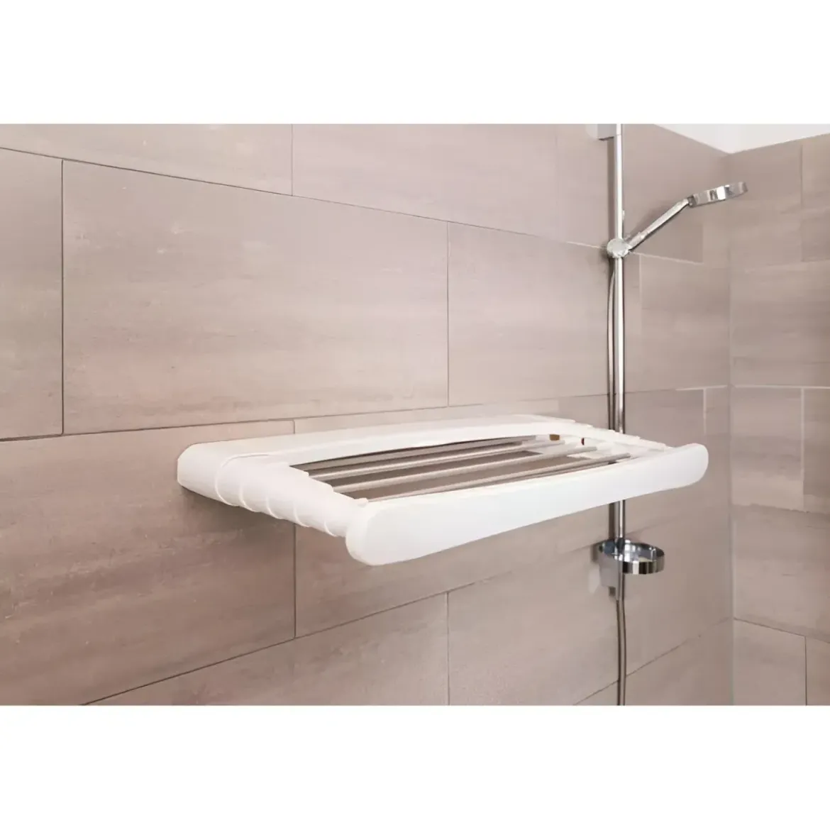 Stendibiancheria Estensibile 70cm in Alluminio da Parete Salvaspazio