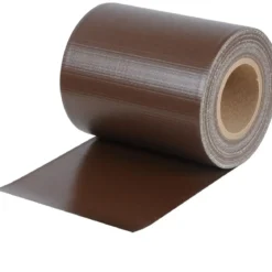 Strisce Frangivista per Recinzioni in PVC Marrone 35m con 20 Clip