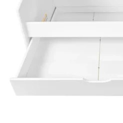 Struttura 2 Letti singoli 90x200 cm Bianco con Cassetti