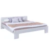 Struttura Letto Matrimoniale 180x200 cm Bianco senza Doghe
