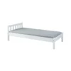 Struttura Letto Singolo 90x200 Bianco una Piazza Cameretta Bimbi Camera da Letto