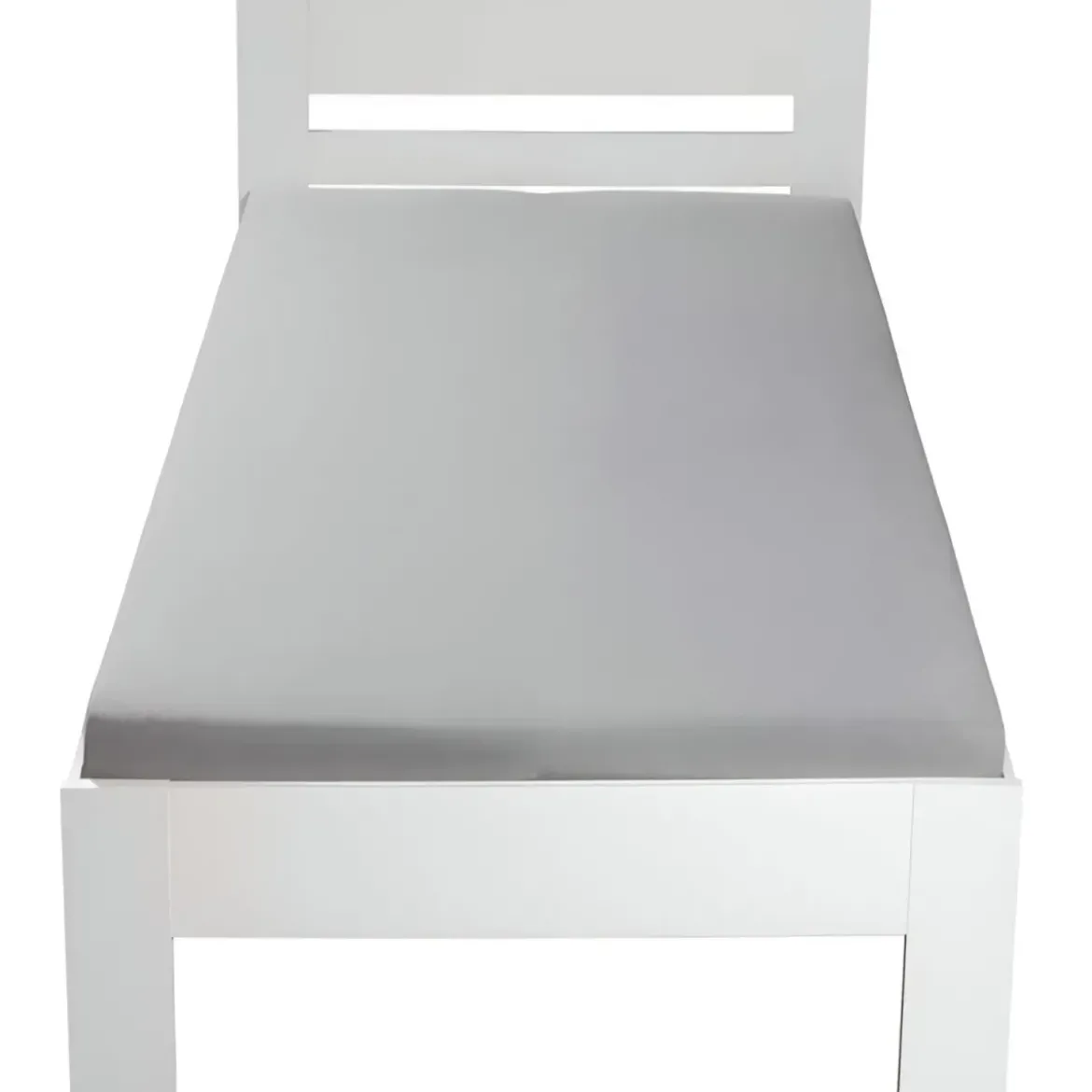 Struttura Letto Singolo 90x200 senza Doghe Bianco