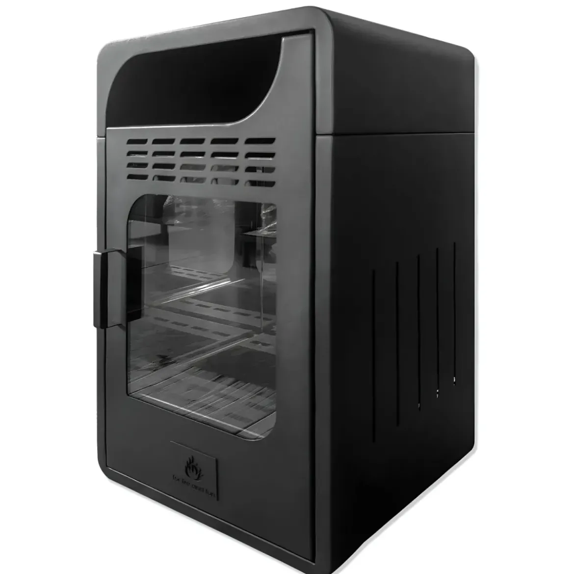 Stufa a Bioetanolo Ventilata 3 kW a Pavimento Bruciatore 1,5 lt Nero