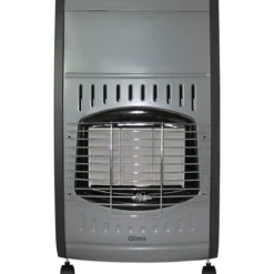Stufa a Gas Infrarossi 4.2 Kw Portatile 3 Livelli con Regolatore Nero