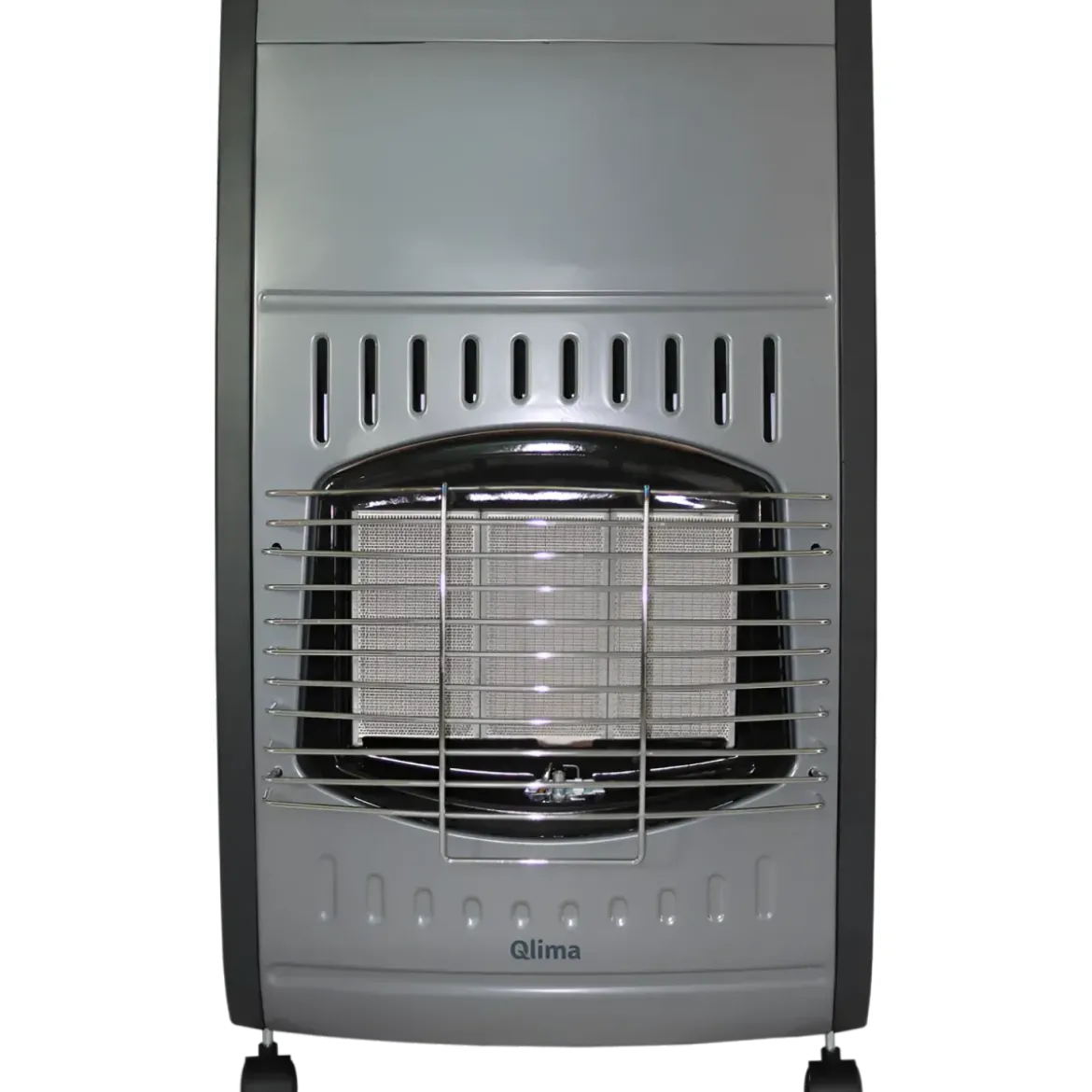 Stufa a Gas Infrarossi 4.2 Kw Portatile 3 Livelli con Regolatore Nero
