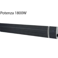 Stufa a Infrarossi da Esterno 1800W Radiatore per Parete in Ceramica