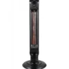 Stufa al Carbonio Elettrica 900W con 2 Livelli di Potenza e Oscillazione