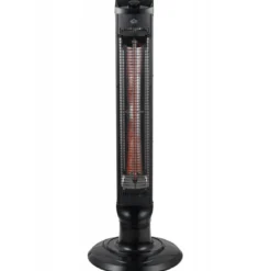 Stufa al Carbonio Elettrica 900W con 2 Livelli di Potenza e Oscillazione