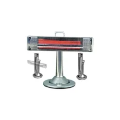 Stufa al Carbonio Infrarossi 900w Oscillante Caldo Bagno Basso Consumo 2 Potenze