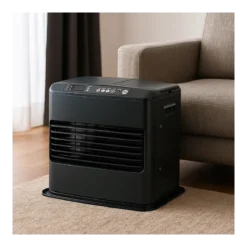 Stufa a Petrolio Elettrica 4600 W Nero Ventilata Programmabile