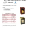 Stufa Bioetanolo Fiammetta Statica Junior Rossa Camino 3kw 25m2 - Capienza 1.5lt