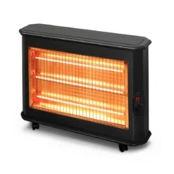 Stufa Elettrica al Quarzo 2000 w con 3 Livelli di Potenza Regolabile