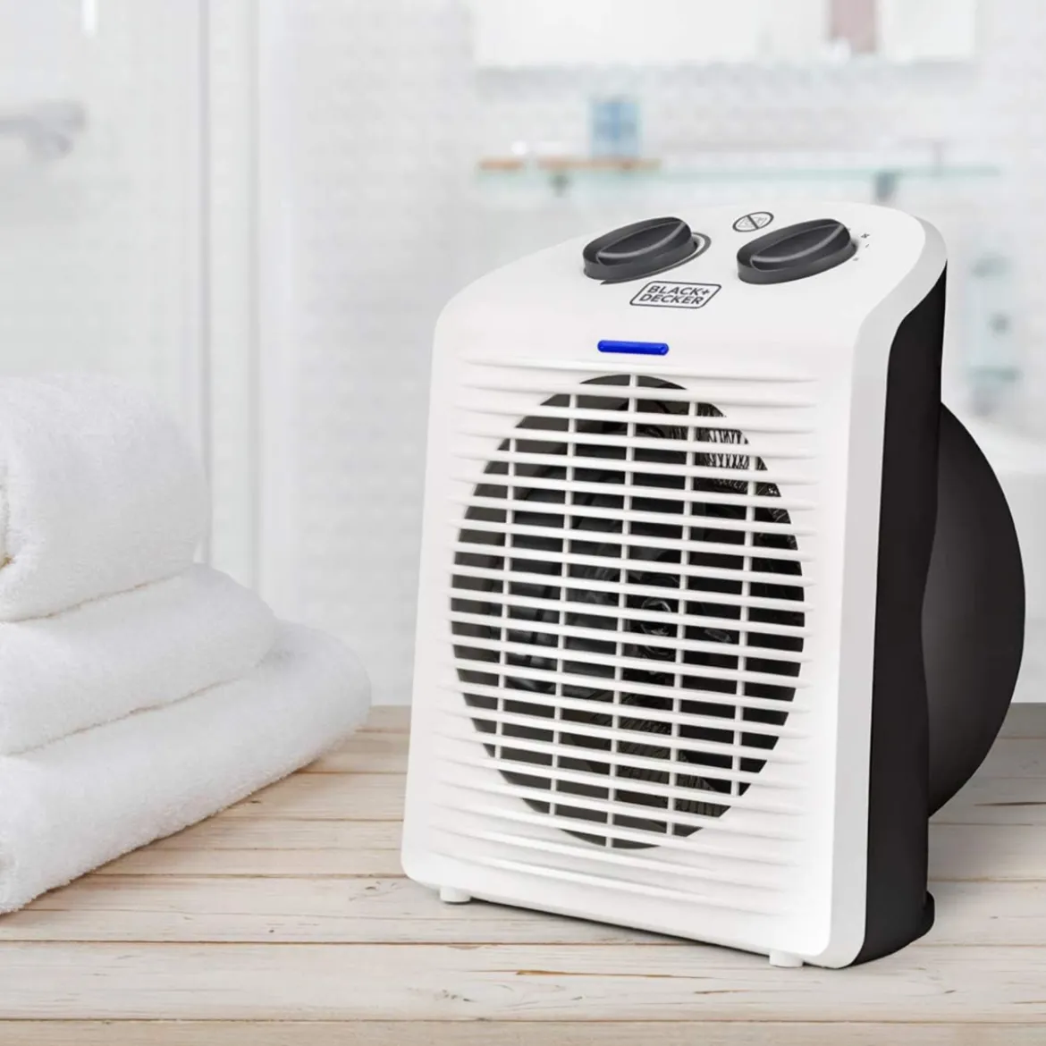 Stufa Elettrica Black & Decker Stufetta Termoventilatore a Basso Consumo