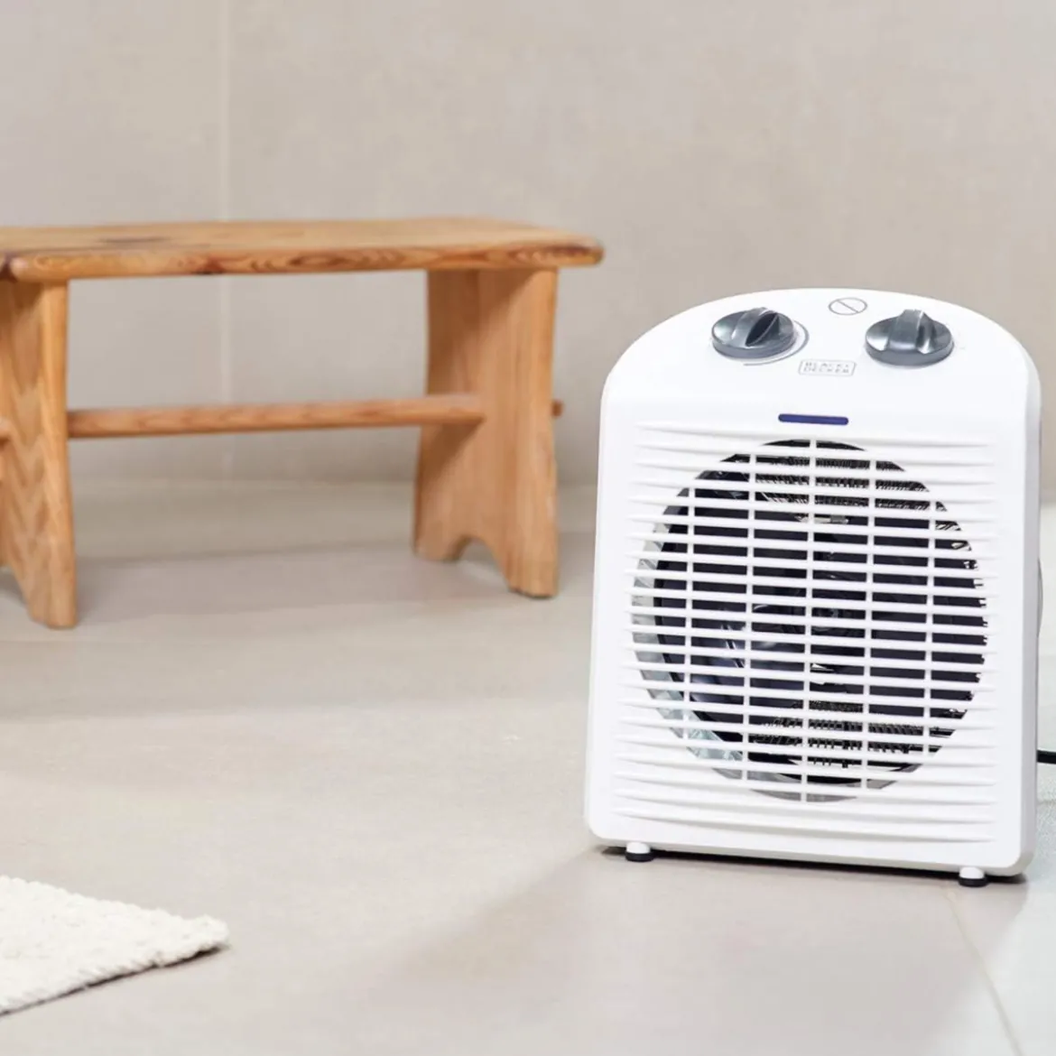 Stufa Elettrica Black & Decker Stufetta Termoventilatore a Basso Consumo