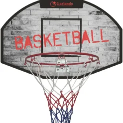 Tabellone Basket da Parete Canestro 30x30 cm Rete Impermeabile Esterno
