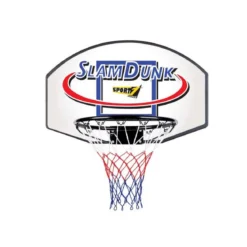 Tabellone Canestro da Basket Metallo Rete Bambini Bimbi Pallacanestro Basketball