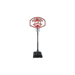 Tabellone Piantana da Basket con Ruote Canestro Altezza Regolabile Pallacanestro