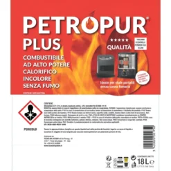 1 Tanica 18L Riciclabile Combustibile Liquido Inodore Stufe Portatili