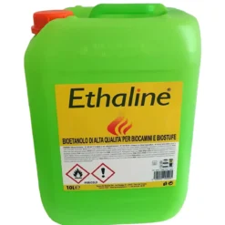 8 Taniche Bioetanolo Naturale 10L Combustibile Ecologico per Biocamini