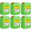 6 Taniche Bioetanolo Naturale 10L Combustibile Ecologico per Biocamini