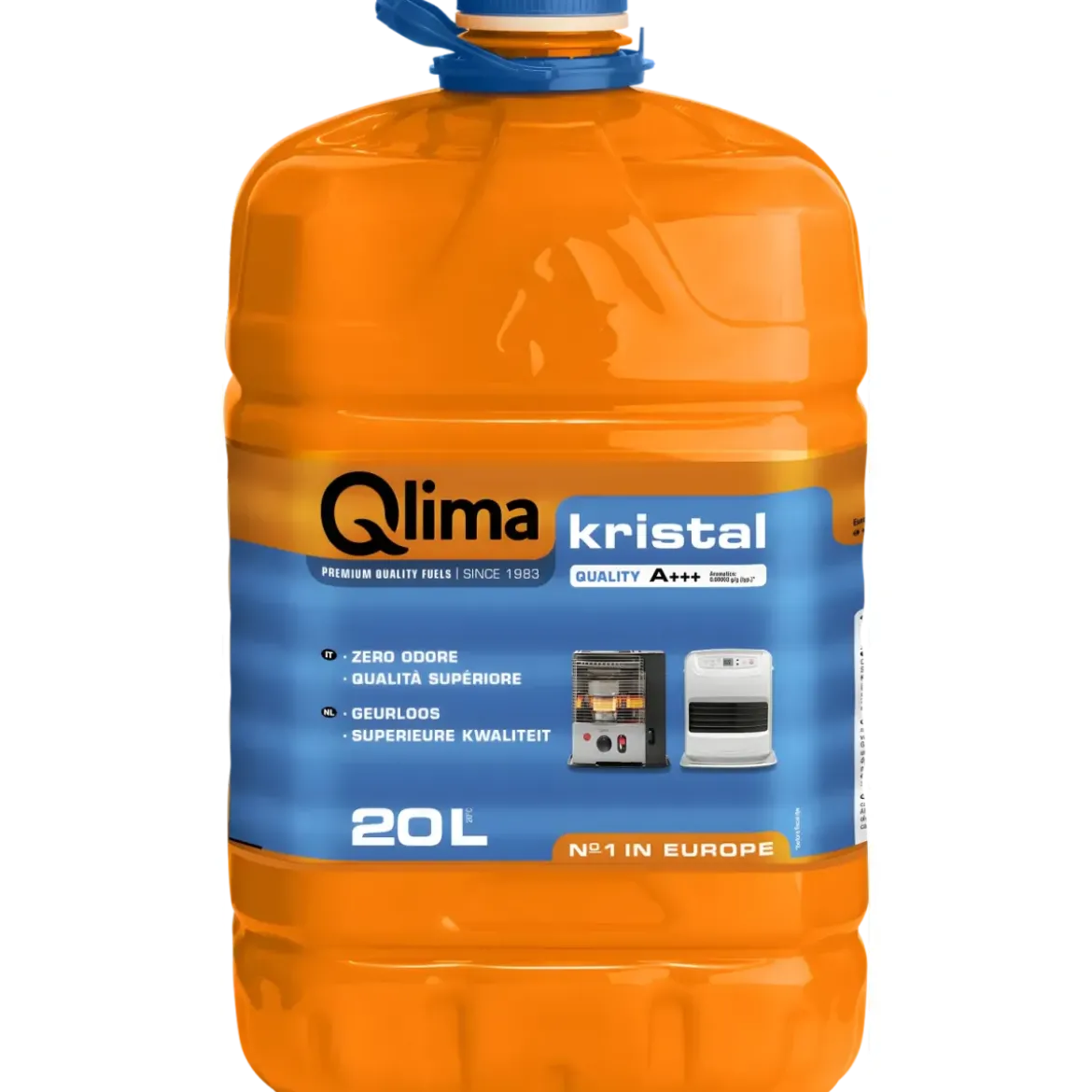 2 Taniche Combustibile Liquido Stufe Portatili 20L Paraffina Premium