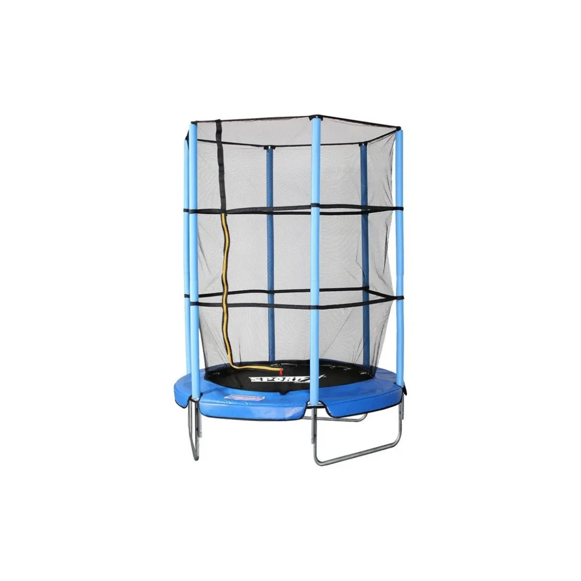 Tappeto Elastico Diametro 140 cm Bambini Rete Sicurezza Trampolino Gioco Esterno