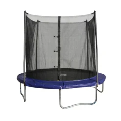 Tappeto Elastico Trampolino Diametro 245 cm con Rete Bambini da Giardino Esterno