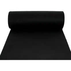 Tappeto Moquette 1x30 m Nero Passatoia Antiscivolo da Esterno Interno