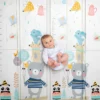 Tappeto Pieghevole Bambini 200x150 Antiscivolo Imbottito Doppia Grafica